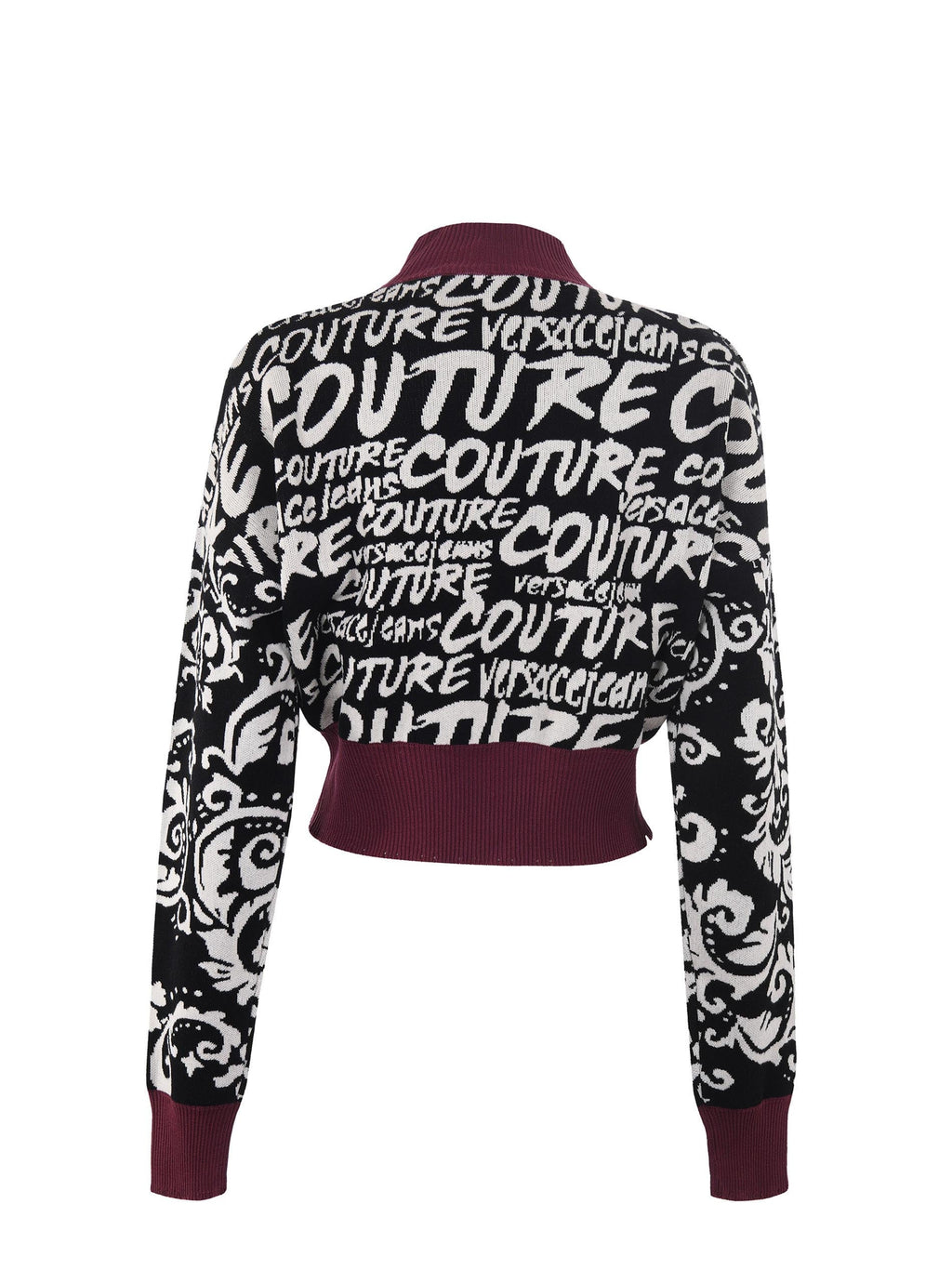 VERSACE JEANS Sweatshirts 73HAFM04 CM03G-A0E Black/Ivory