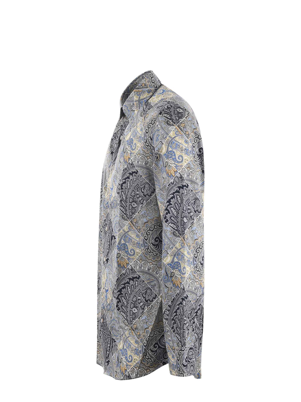 ETRO Shirts MRIB0001 99SA5C8-X0883 Blue/yellow