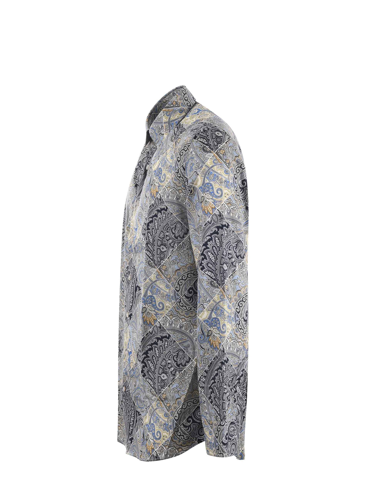 ETRO Shirts MRIB0001 99SA5C8-X0883 Blue/yellow