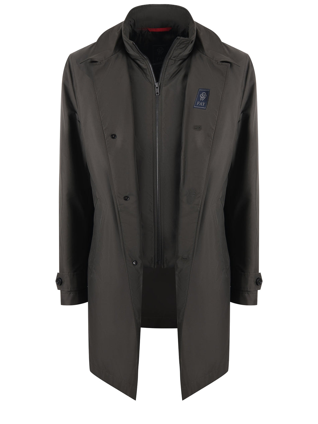 FAY Jackets NAM62490160 AXXV801 Grey/Green
