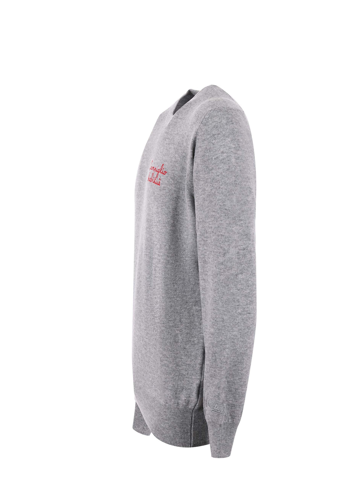 MC2 SAINT BARTH Sweaters HERON LIGHT 03419G Melange grey