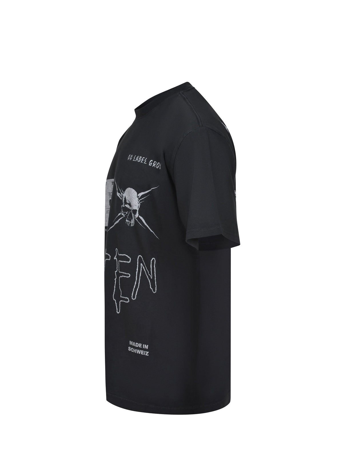 44 LABEL GROUP T-shirt B0030556 FA673-P685 Black
