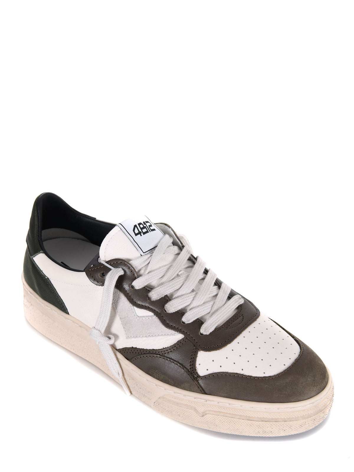 4B12 Sneakers HYPER U116 White/military green
