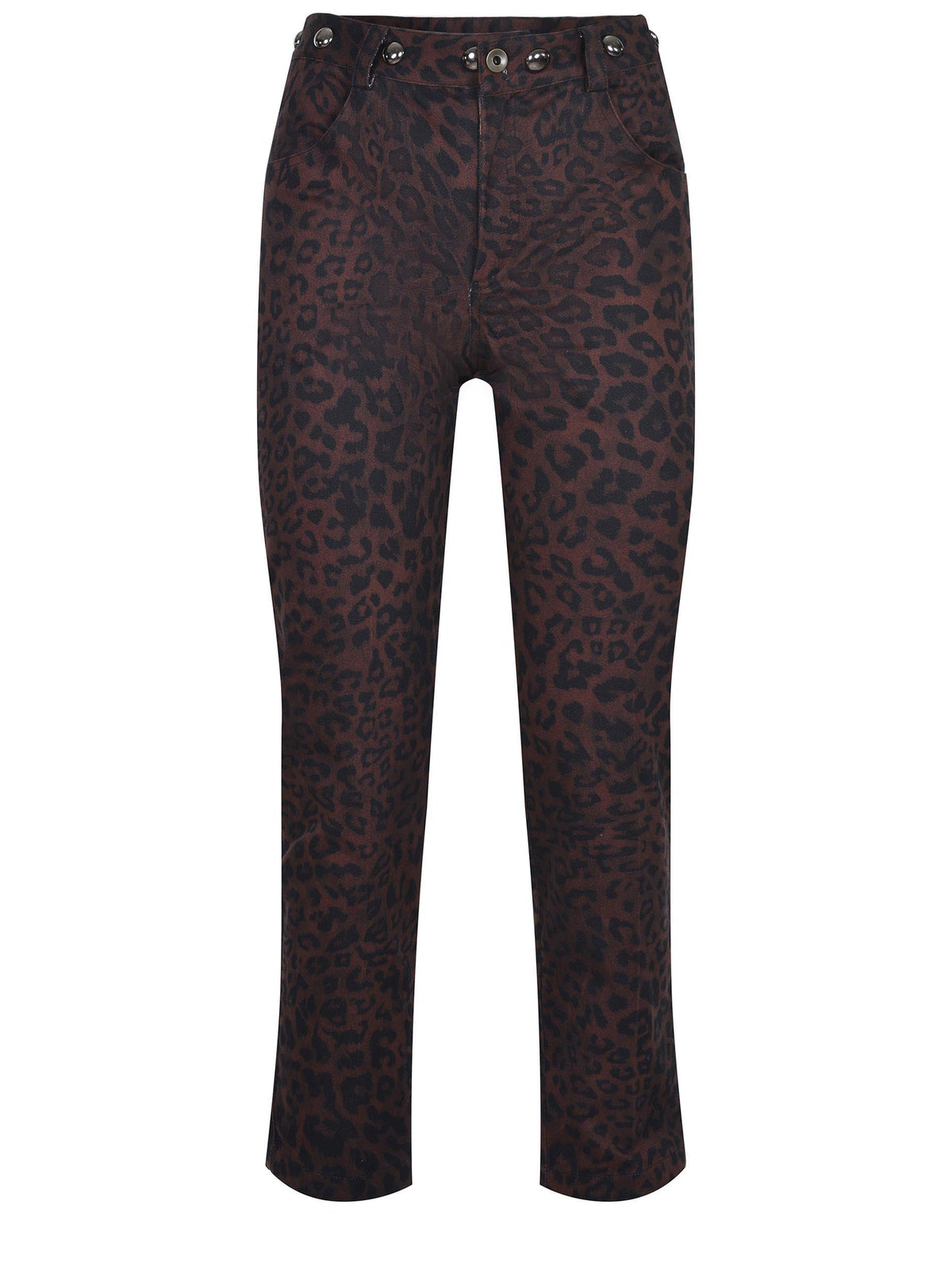A PAPER KID Jeans F5PKWOPA254 112 Leopard print