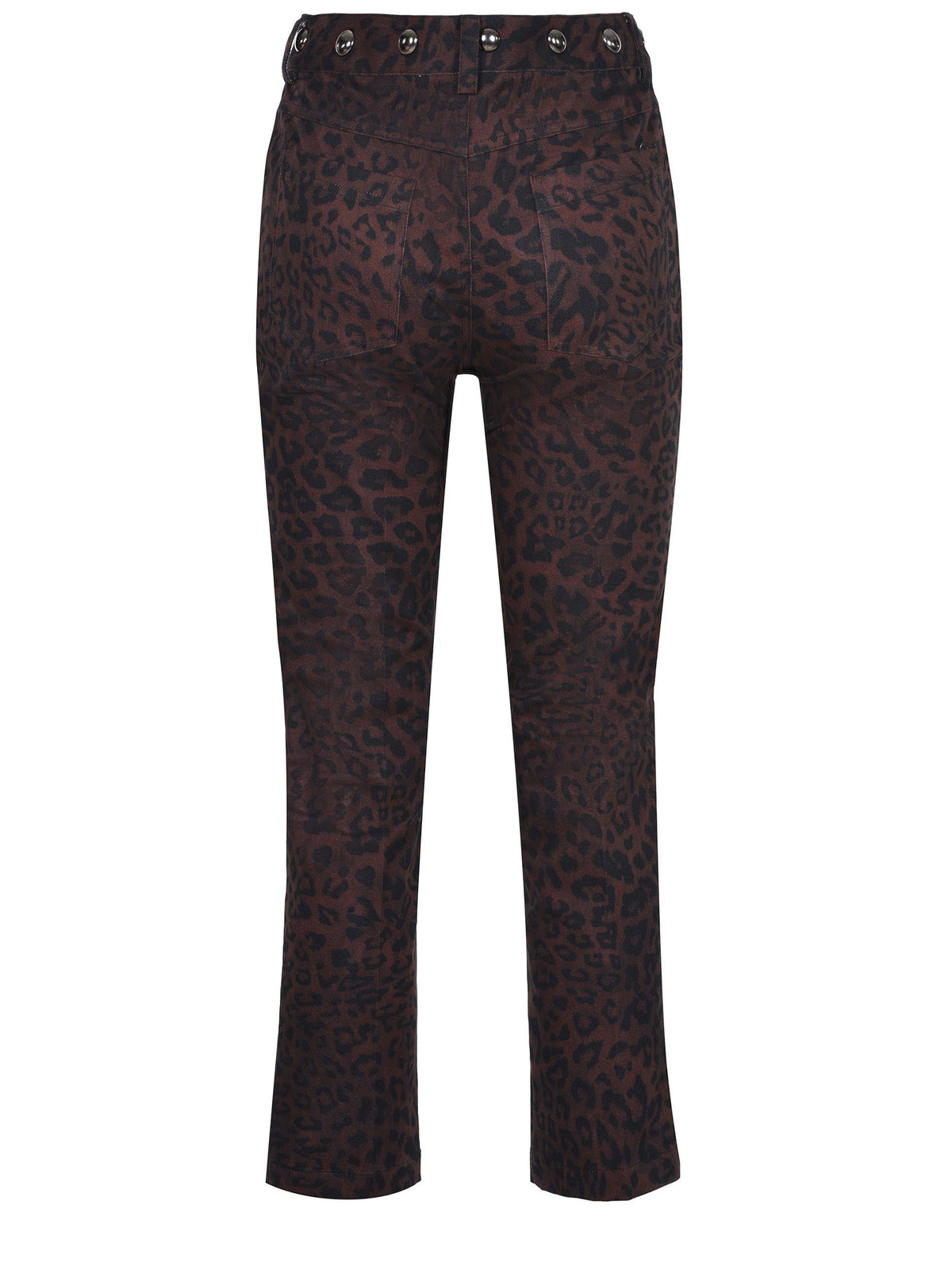 A PAPER KID Jeans F5PKWOPA254 112 Leopard print