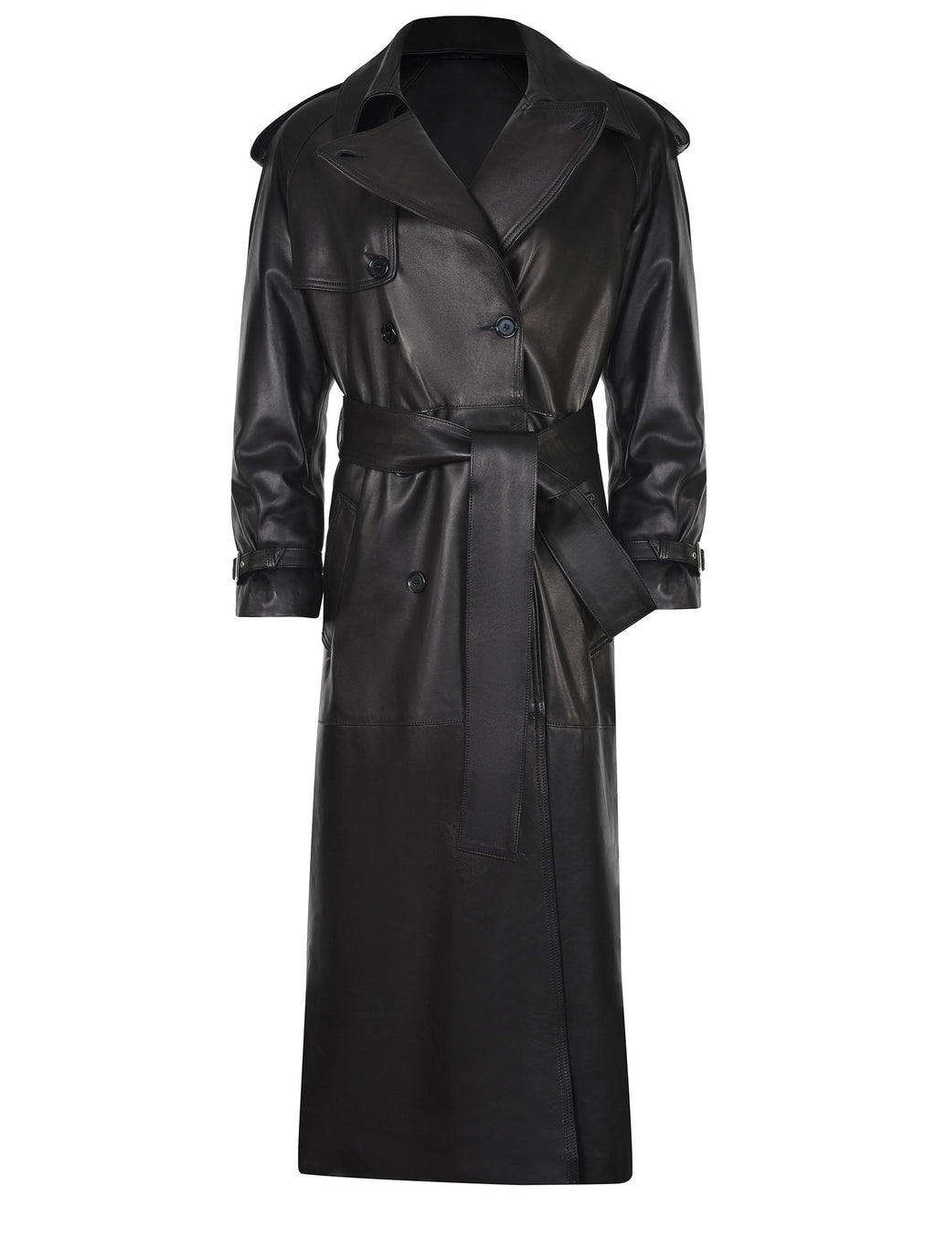 ALESSANDRA GRIMOLDI Jackets BLACK TRENCH Black