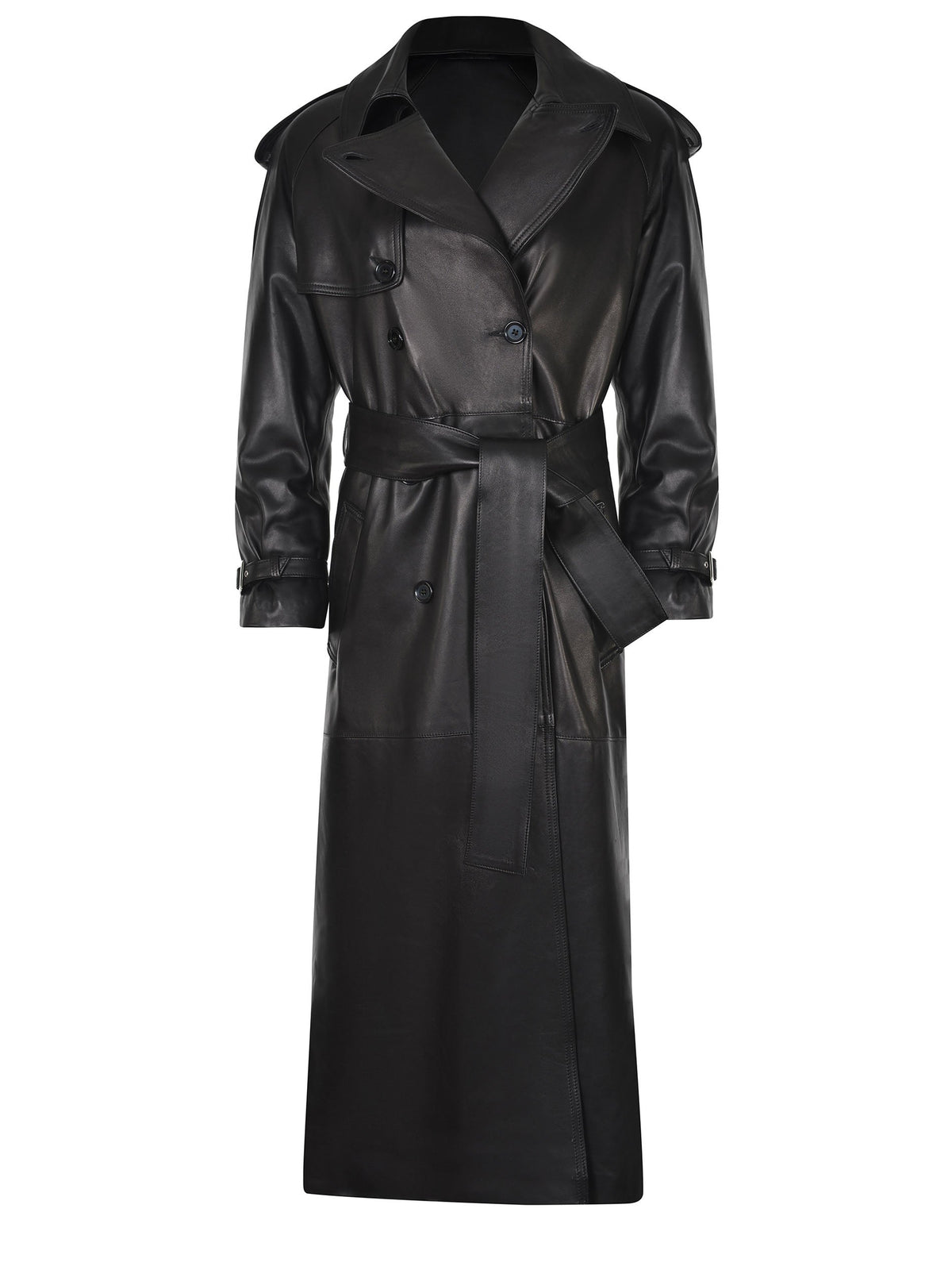 ALESSANDRA GRIMOLDI Jackets BLACK TRENCH Black