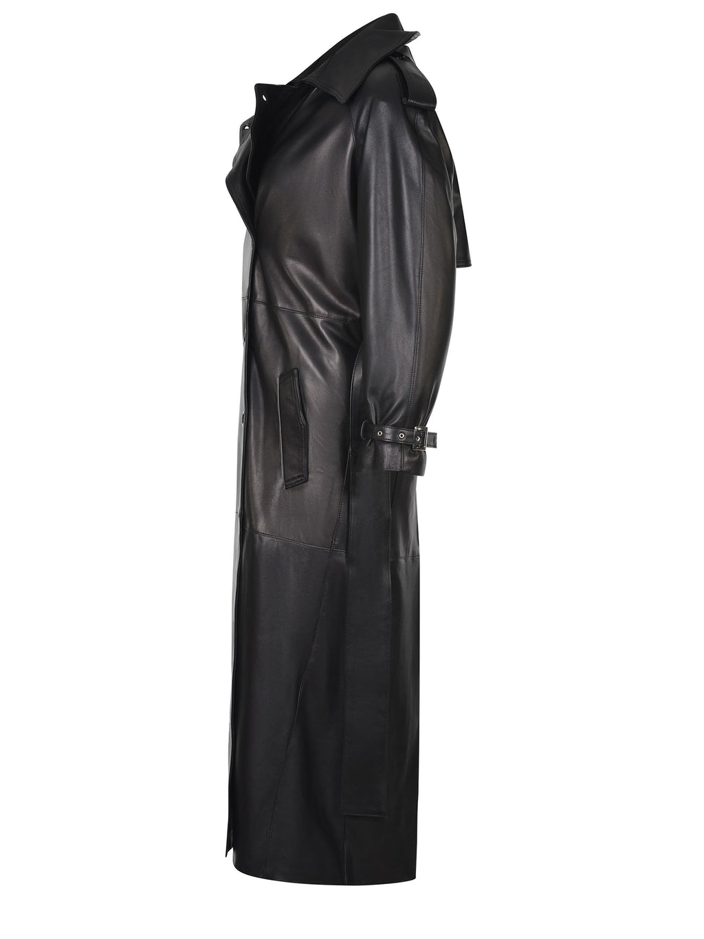 ALESSANDRA GRIMOLDI Jackets BLACK TRENCH Black