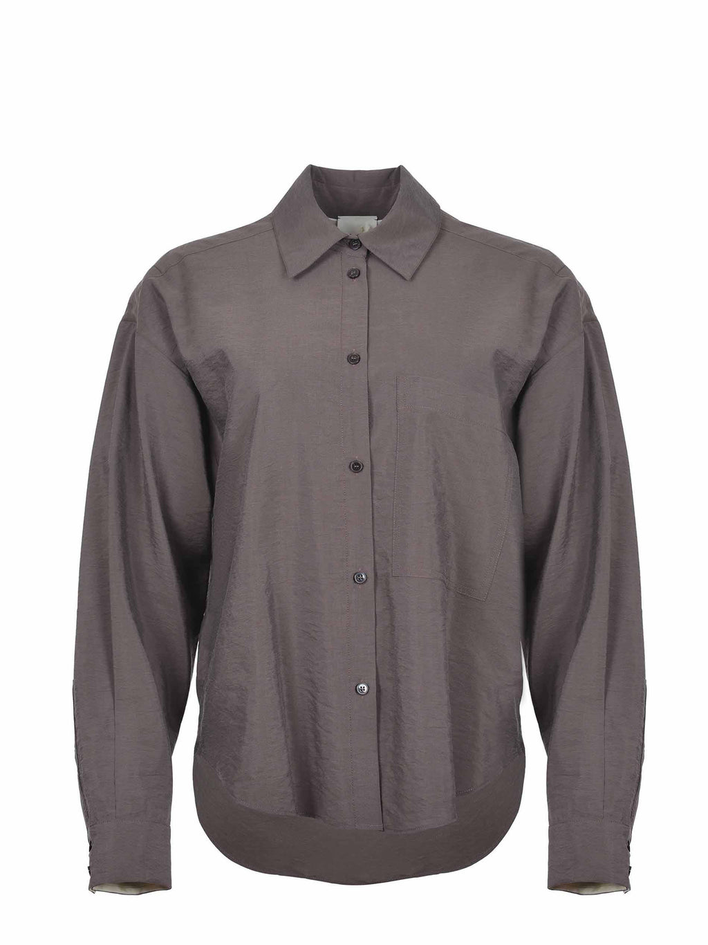 ALYSI Shirts 165247 A5219-PTL Dark brown