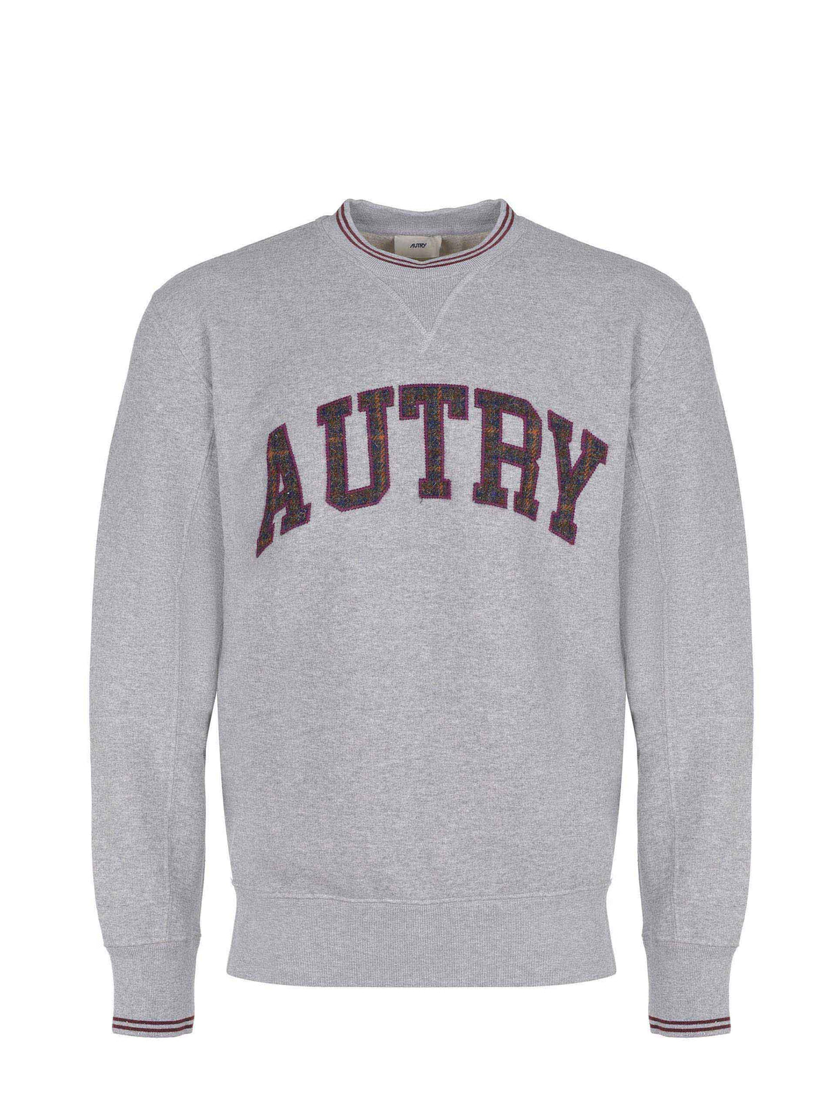 AUTRY Sweatshirts SWPM U4HQ Grey/burgundy