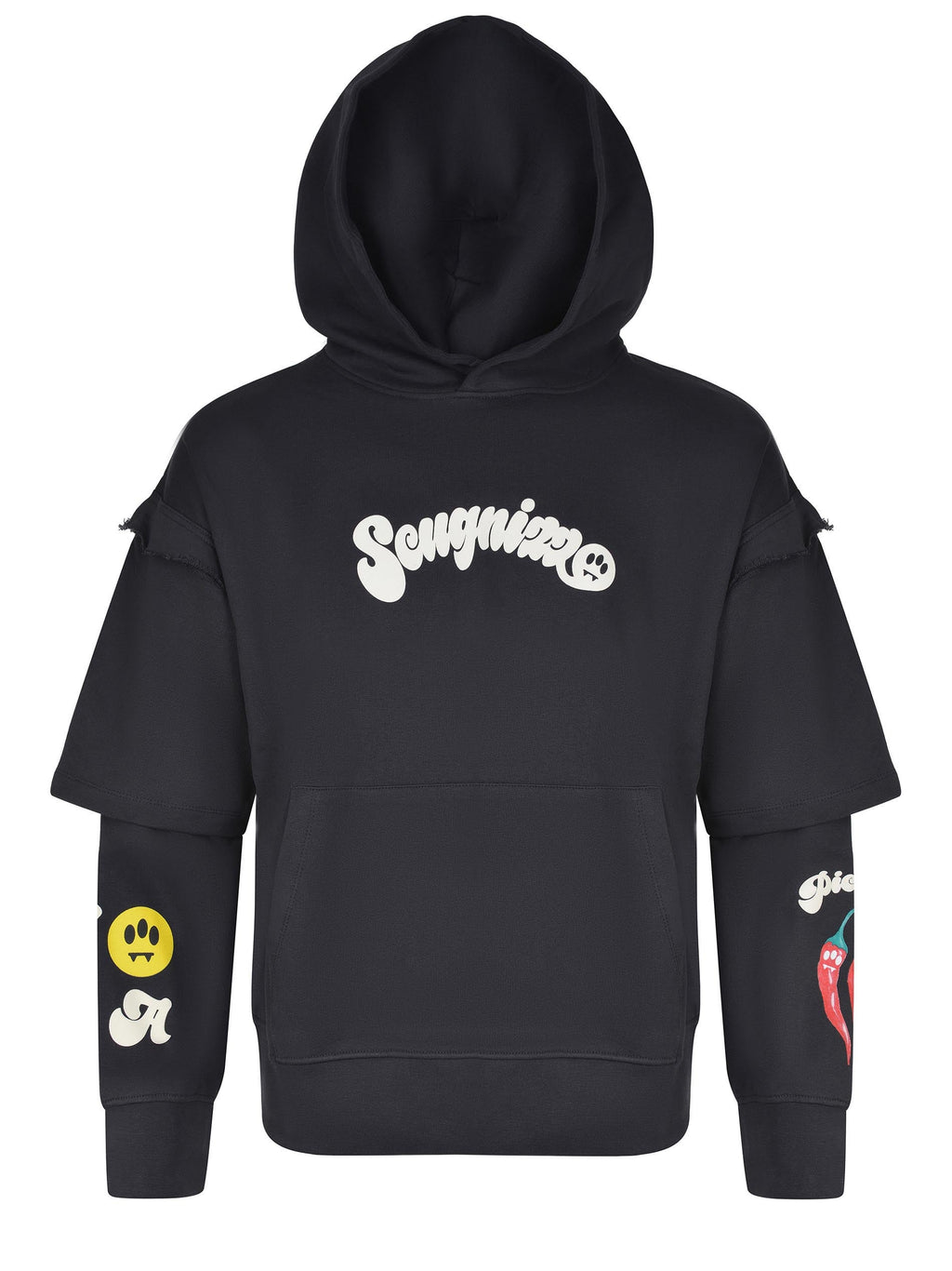 BARROW Hoodies F5BWUAHS075 251 Charcoal