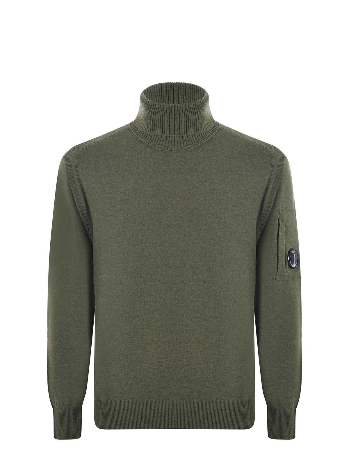 C.P. COMPANY Sweaters CMKN035A 005528A-652 Military Green