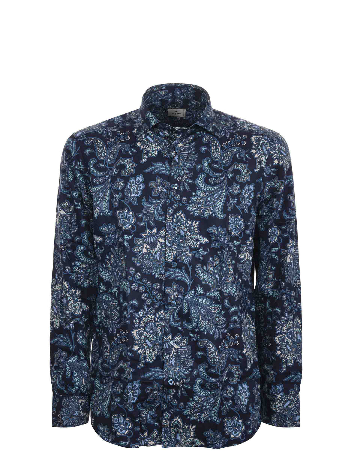 ETRO Shirts MRIB0001 99SA5L8-X0883 Blue/petrol