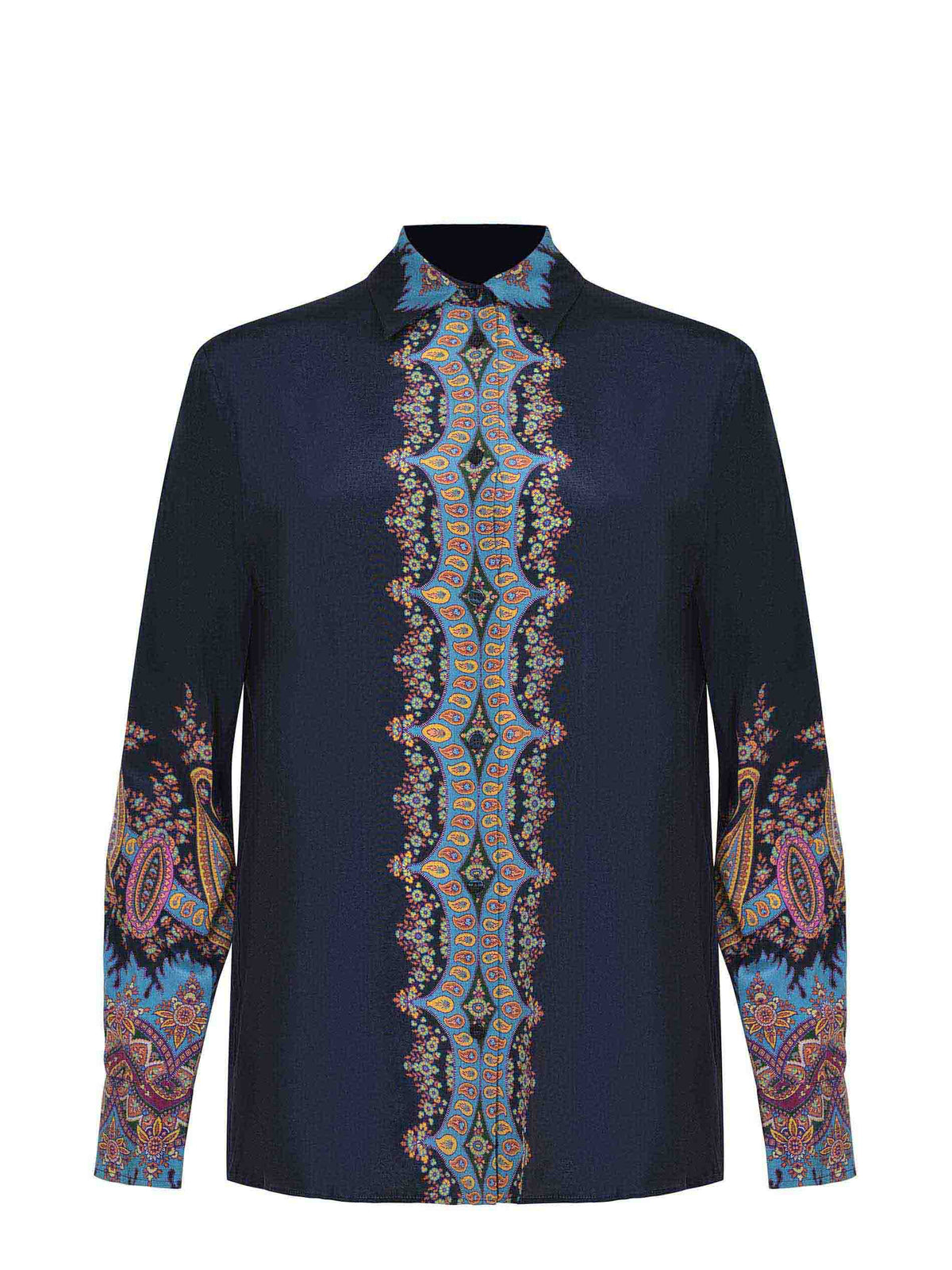 ETRO Shirts WRIA0013 AKB33-X0886 Midnight blue