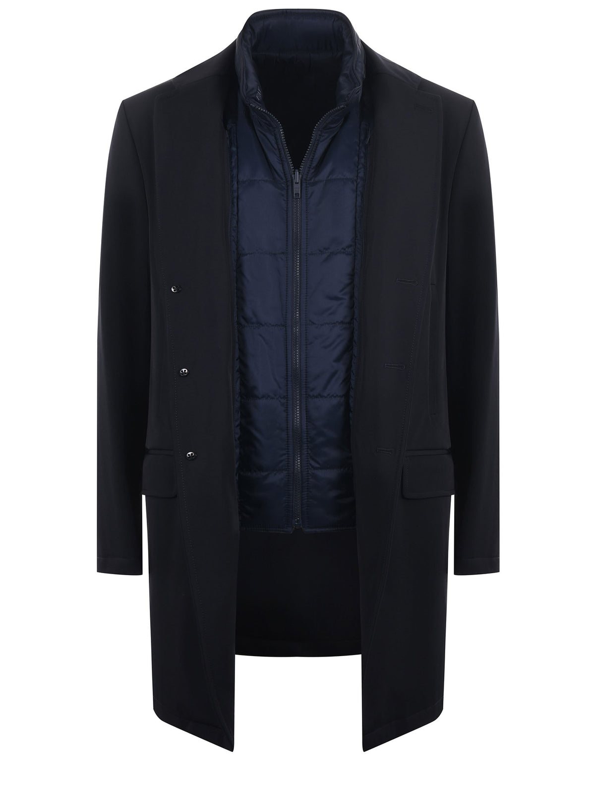 FAY Coats NAM5351168 STOAU807 Dark blue