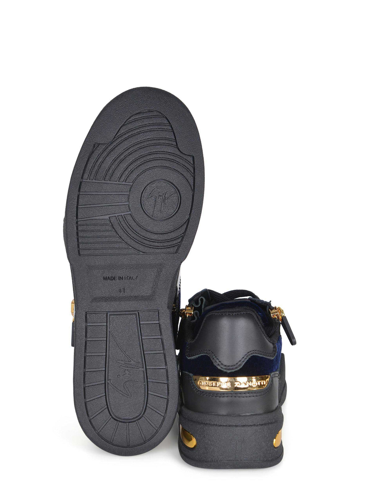 GIUSEPPE ZANOTTI Sneakers RU50026 001 Black/gold/navy