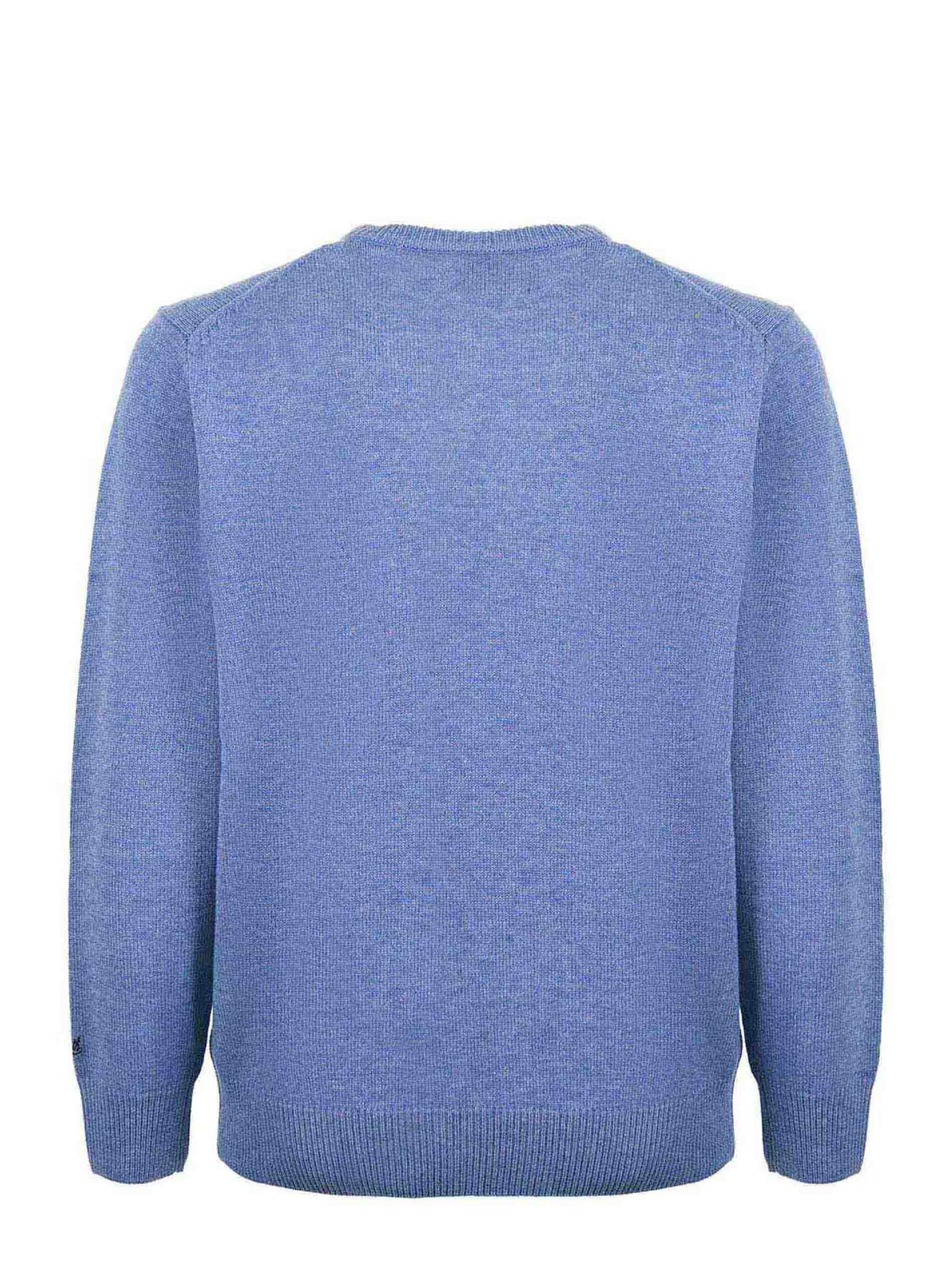 MC2 SAINT BARTH Sweaters HERON 02915I Light blue melange