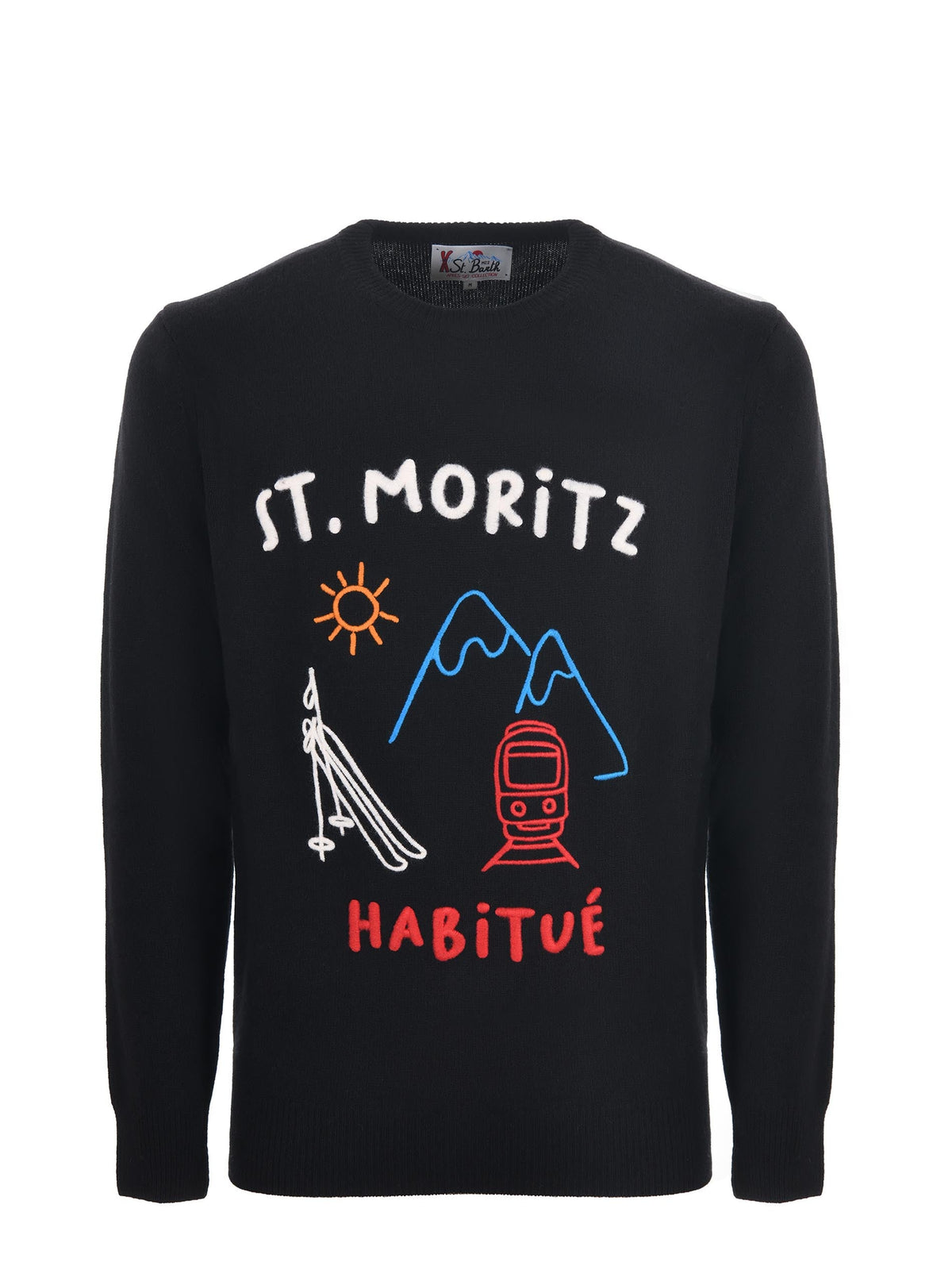 MC2 SAINT BARTH Sweaters HERON 02973I Black