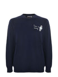 MC2 SAINT BARTH Sweaters HERON LIGHT 00150I Dark blue