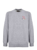 MC2 SAINT BARTH Sweaters HERON LIGHT 03484I Mélange Grey