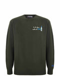 MC2 SAINT BARTH Sweaters HERON LIGHT 03495I Military green