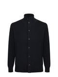 MC2 SAINT BARTH Cardigan SAVILE MERINO 00037I Black