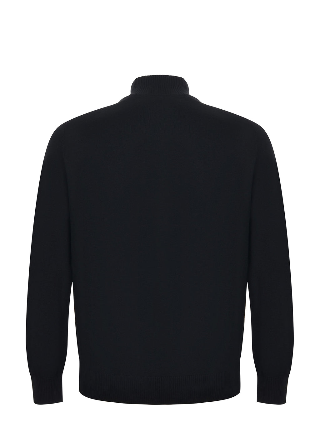 MC2 SAINT BARTH Cardigan SAVILE MERINO 00037I Black