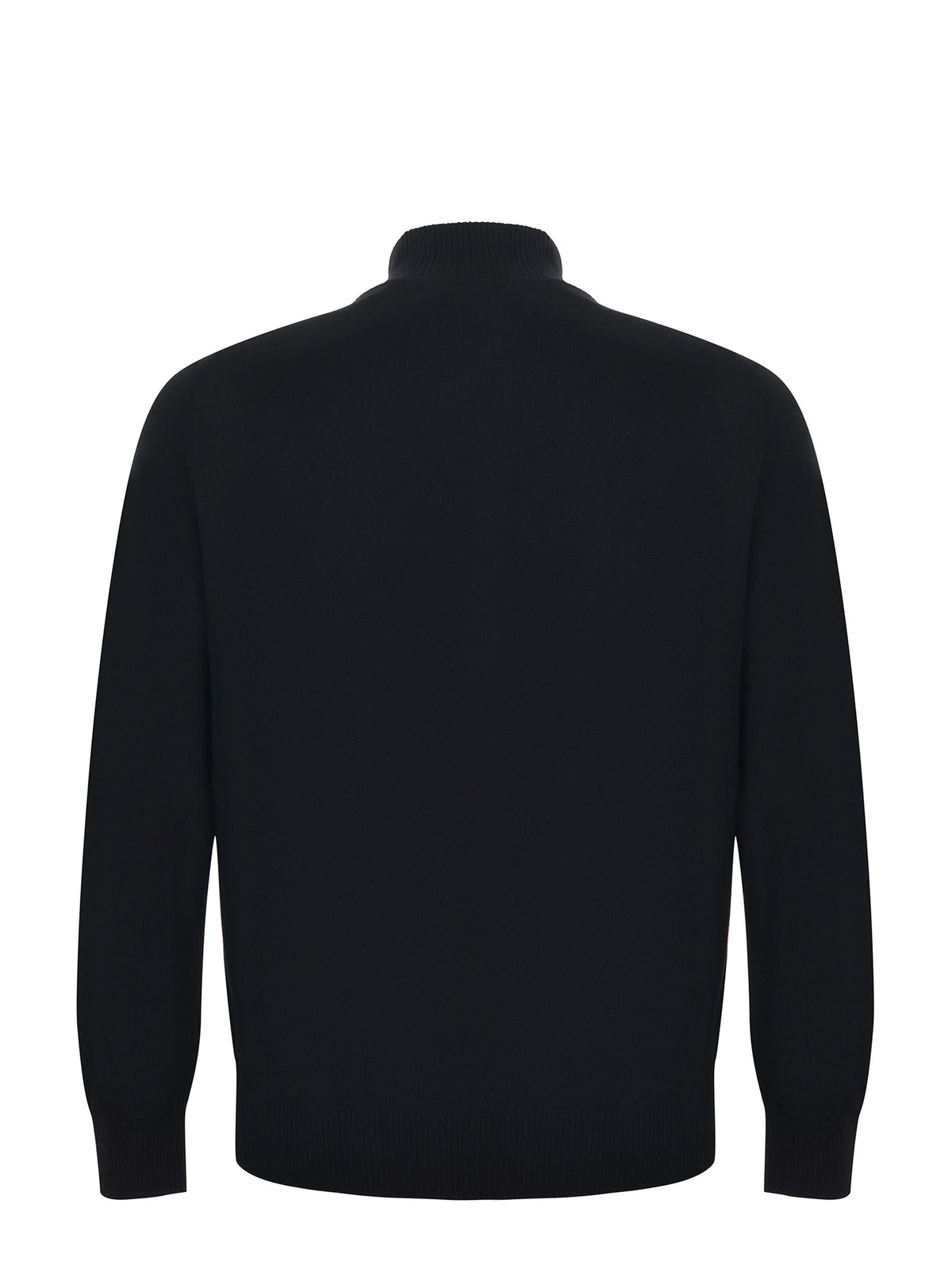 MC2 SAINT BARTH Cardigan SAVILE MERINO 00037I Black