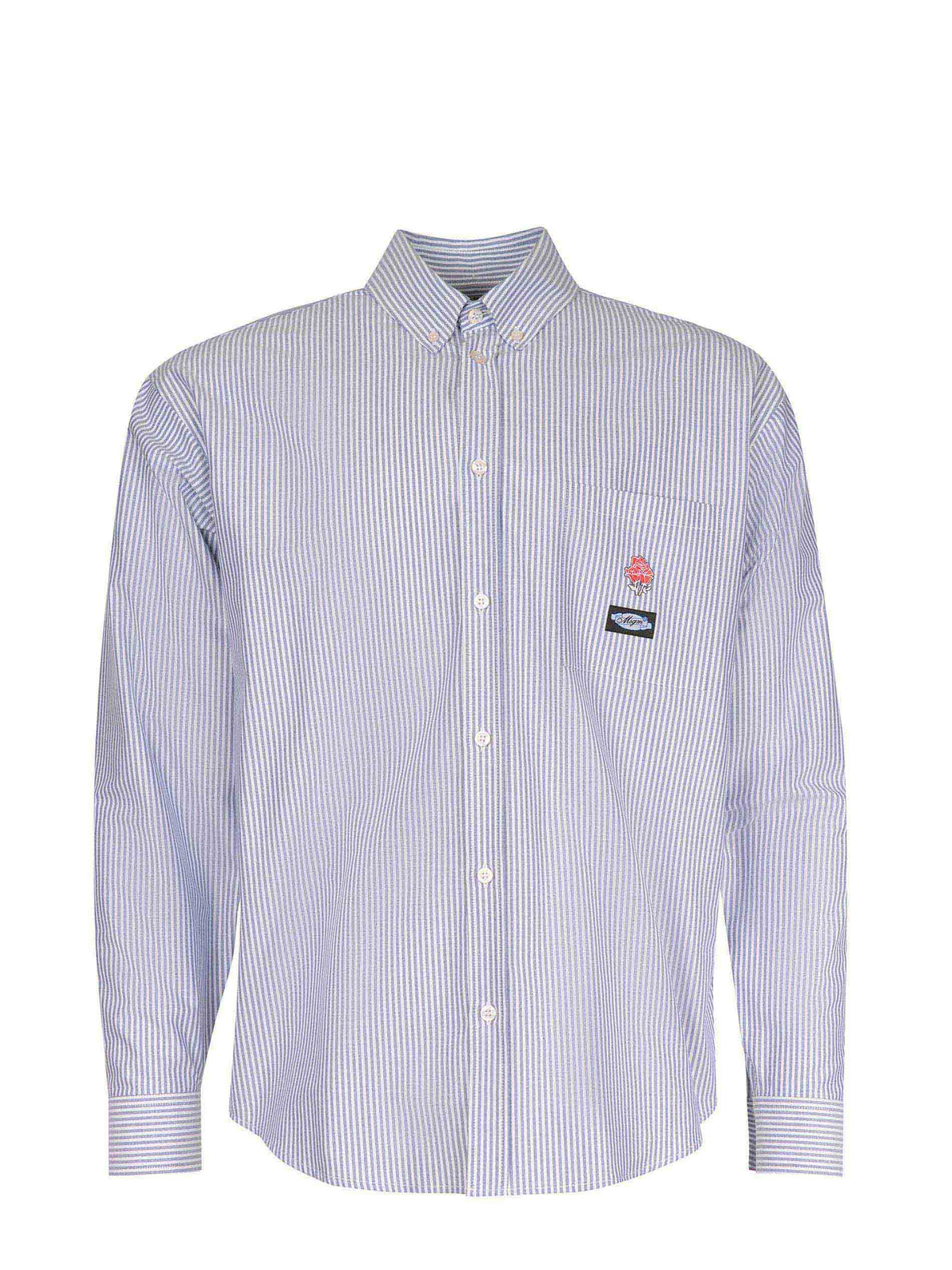 MSGM Shirts 3940ME03 257501-85 Celeste
