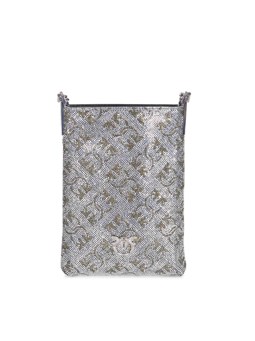 PINKO Cell Phone Holder 105358-A20D ZZFN Silver