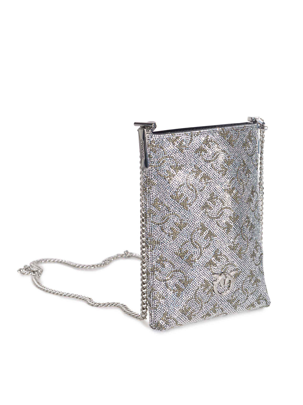 PINKO Cell Phone Holder 105358-A20D ZZFN Silver