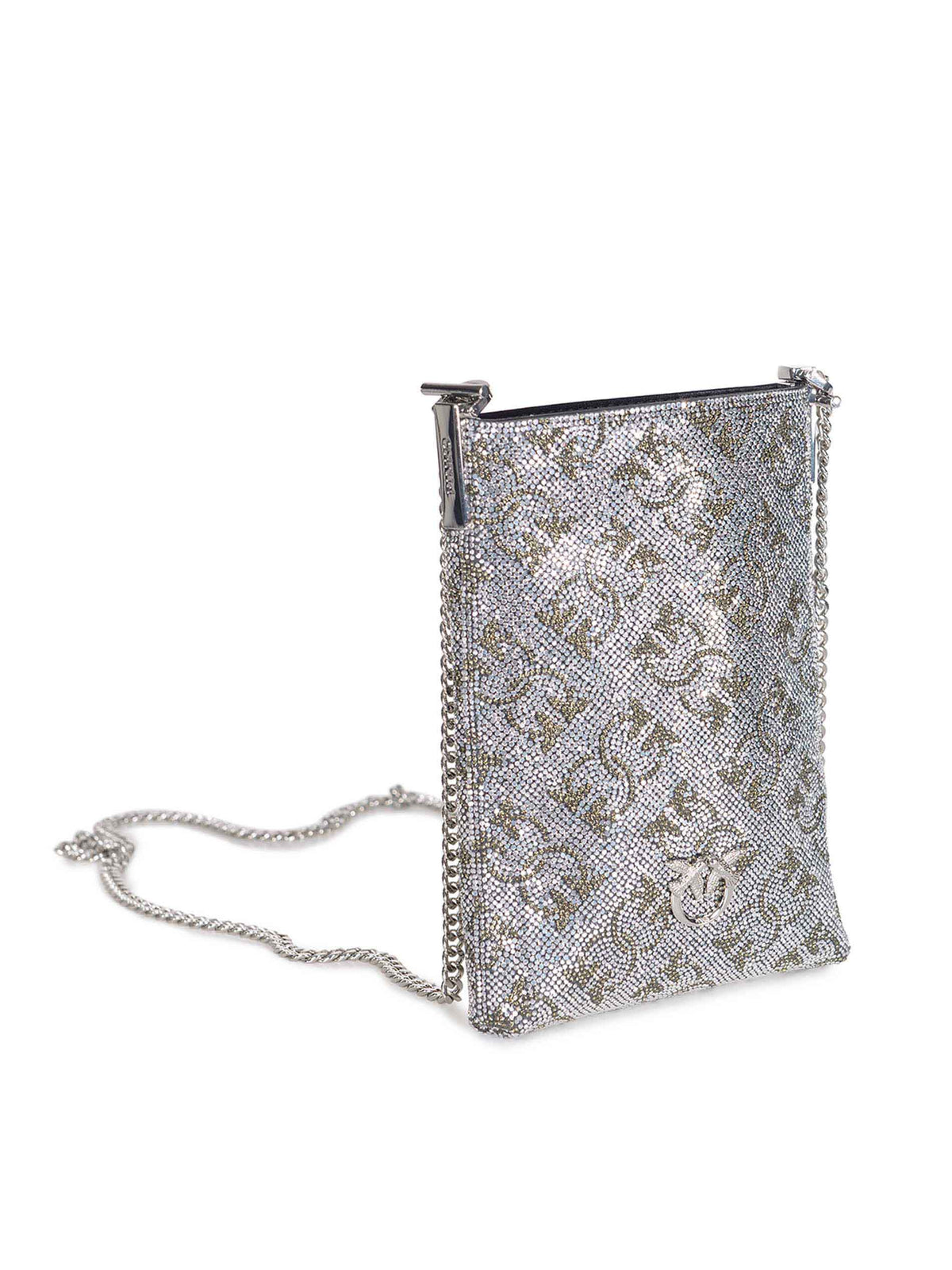 PINKO Cell Phone Holder 105358-A20D ZZFN Silver