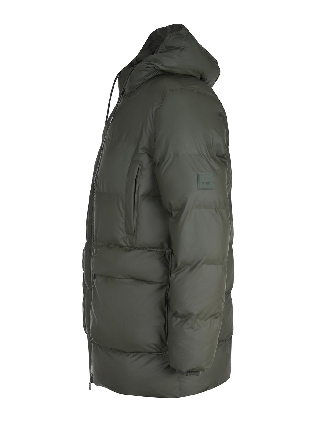 RAINS Down Jackets 15210 GREEN Military Green
