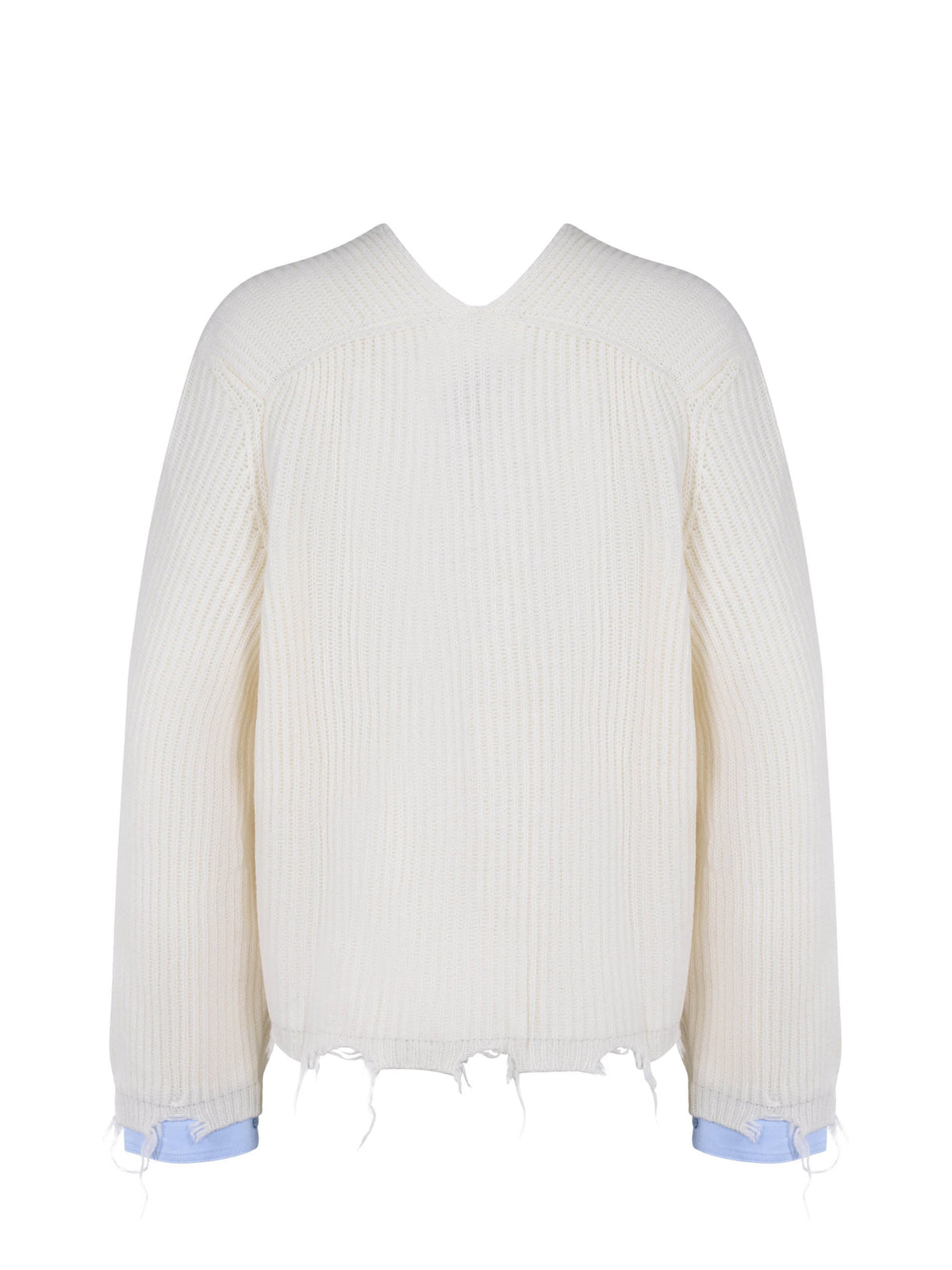 SOLOTRE Sweaters M3F0008 FU03S Cream