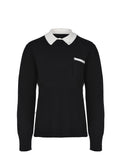 VANISE Polo V54517 BLACK/BUTTER Black