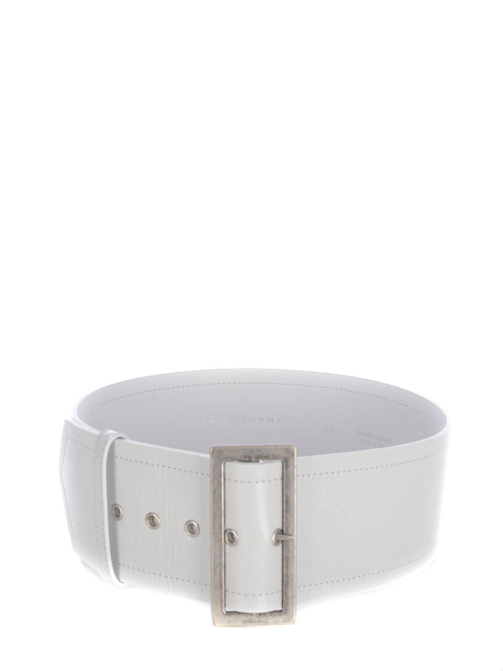 PHILOSOPHY Belts A3002 771-1 White