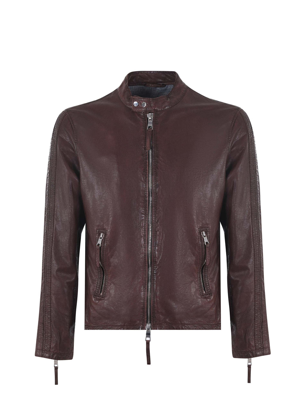 THE JACK LEATHERS Jackets VALP-PLPE 06 Brown