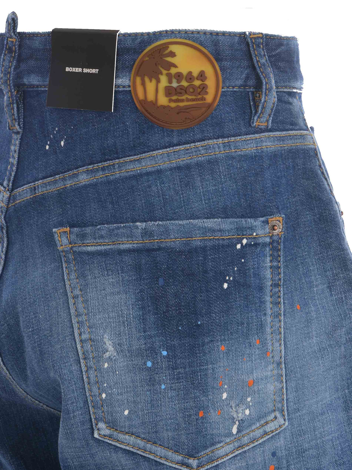 DSQUARED Shorts S71MU0797 S30872-470 Light blue denim