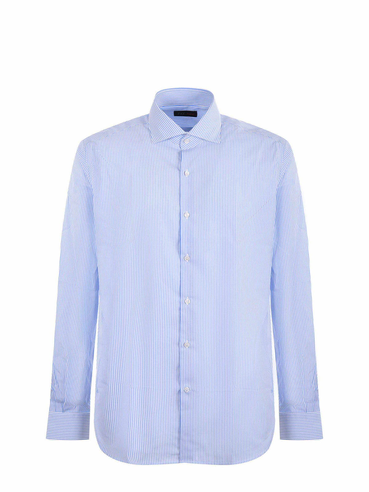 FAY Shirts NCMA1522670 REF0328 Light Blue/White