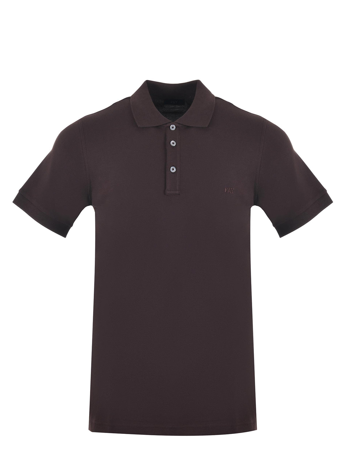 FAY Polo NPMB252144S TDWS601 Dark brown