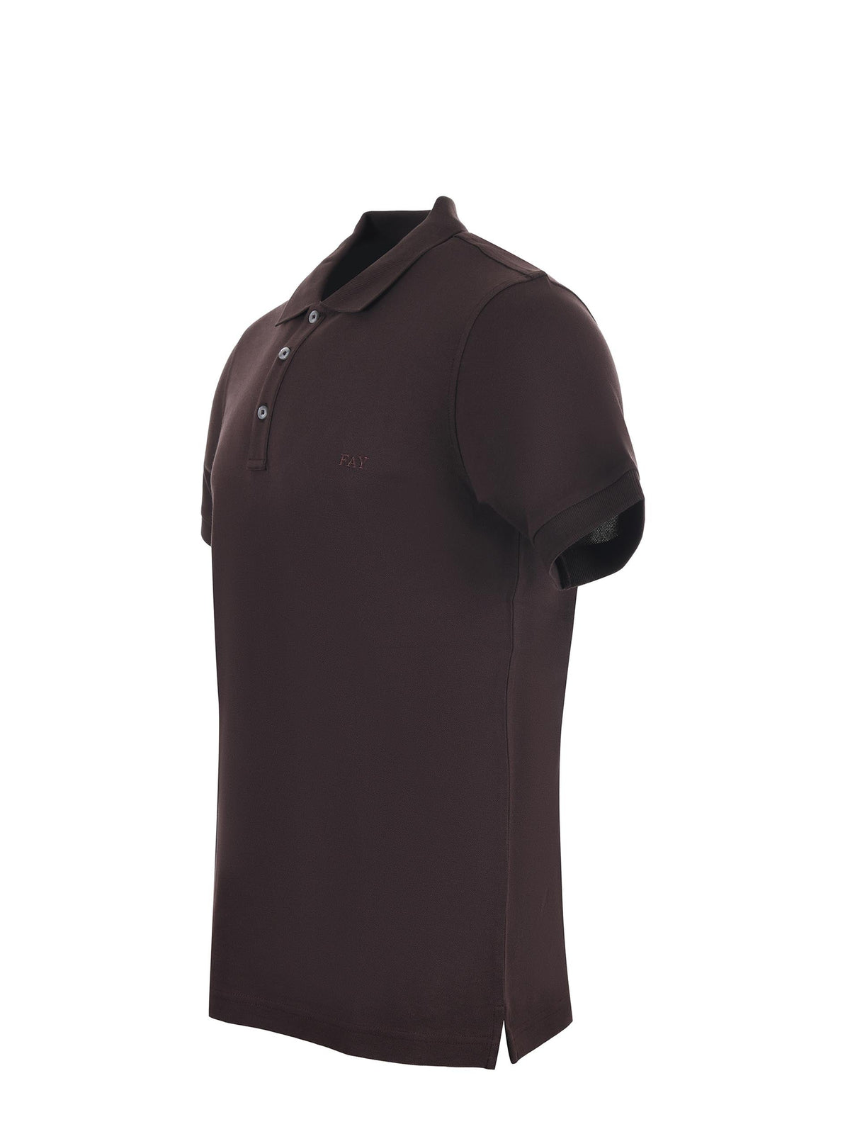 FAY Polo NPMB252144S TDWS601 Dark brown