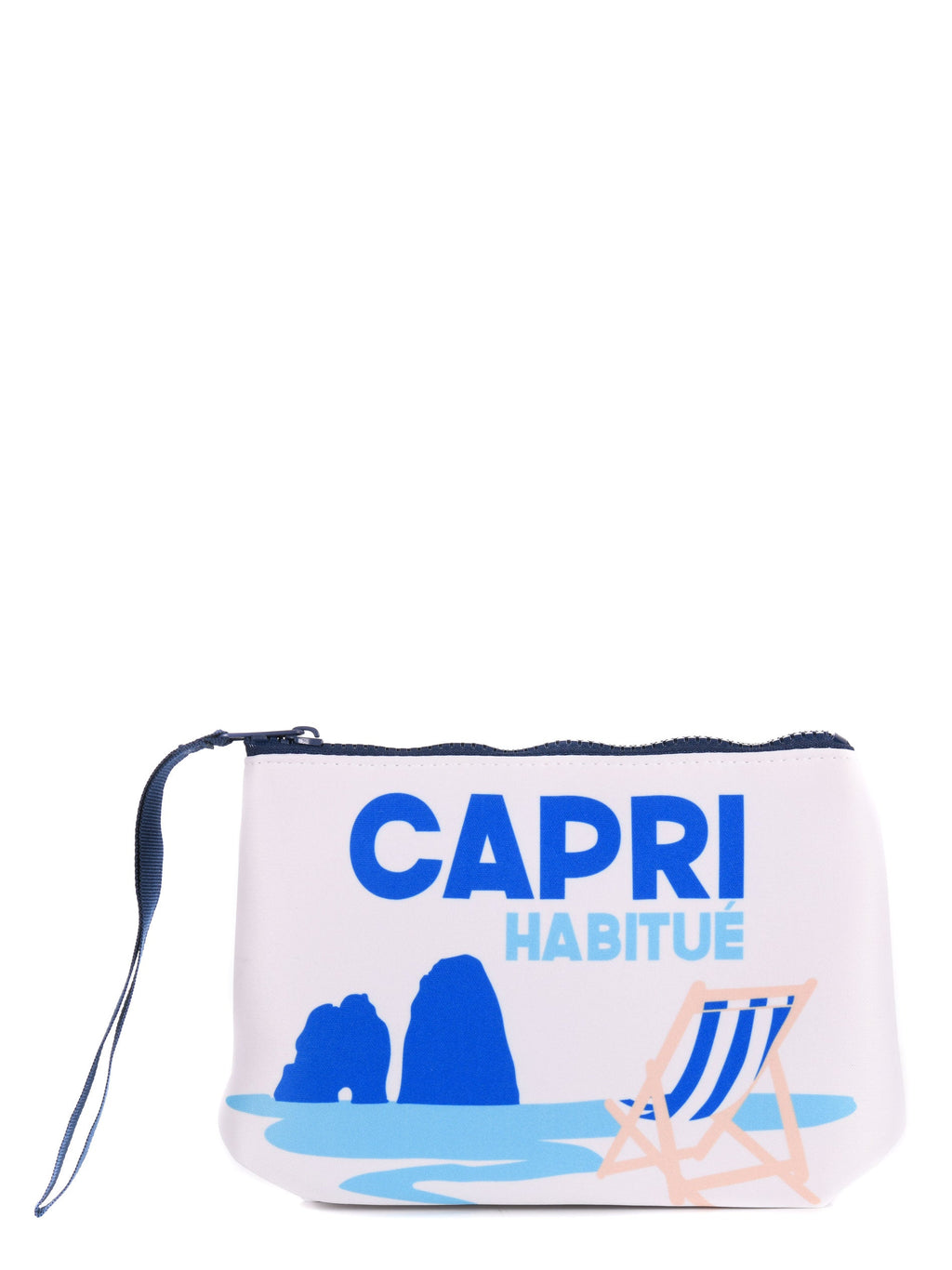 MC2 SAINT BARTH Pouch ALIN001 02291L White/blue
