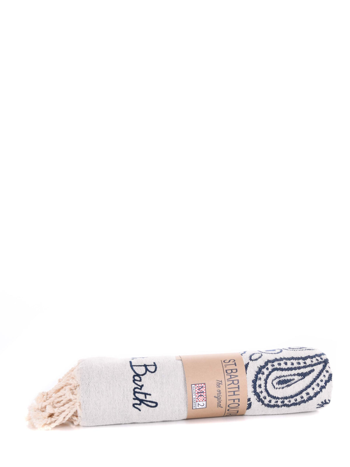 MC2 SAINT BARTH Beach towels FOUT009 02709L Ecru/Blue
