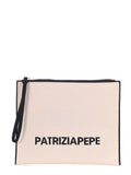 PATRIZIA PEPE Clutch 2Q0014-K264 J503 Beige/Black