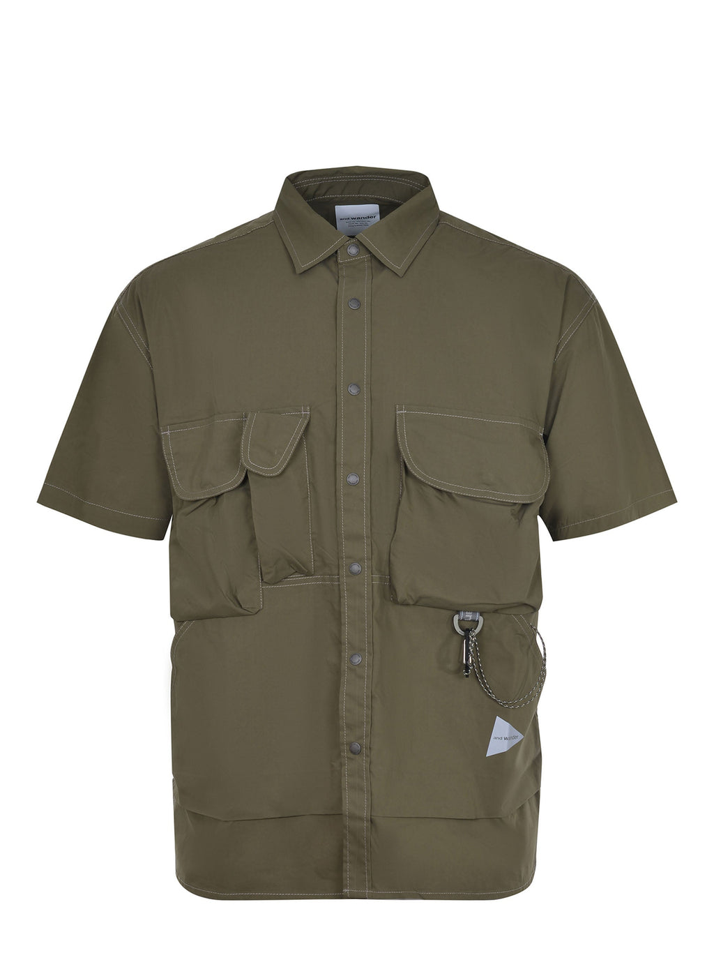 AND WANDER Shirts 5745183069 180 Khaki