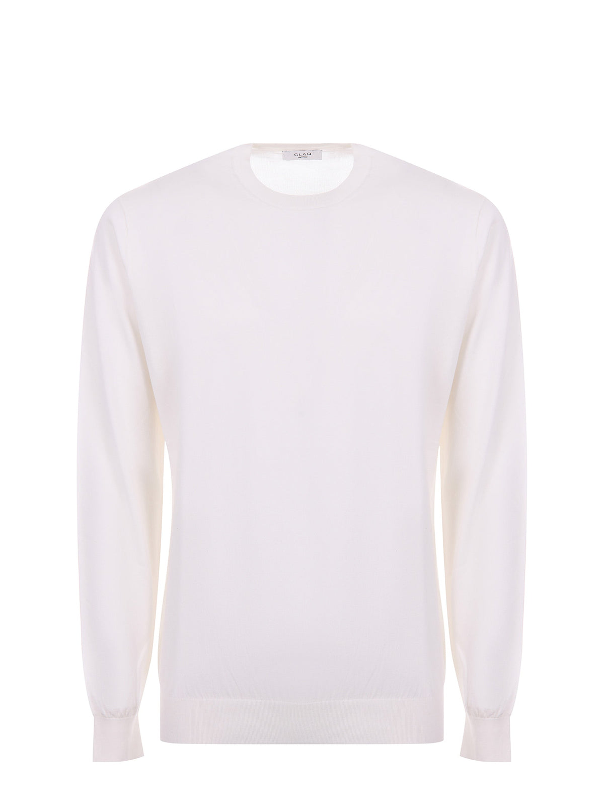 CLAQ T-shirts 0011 WHITE Milk white
