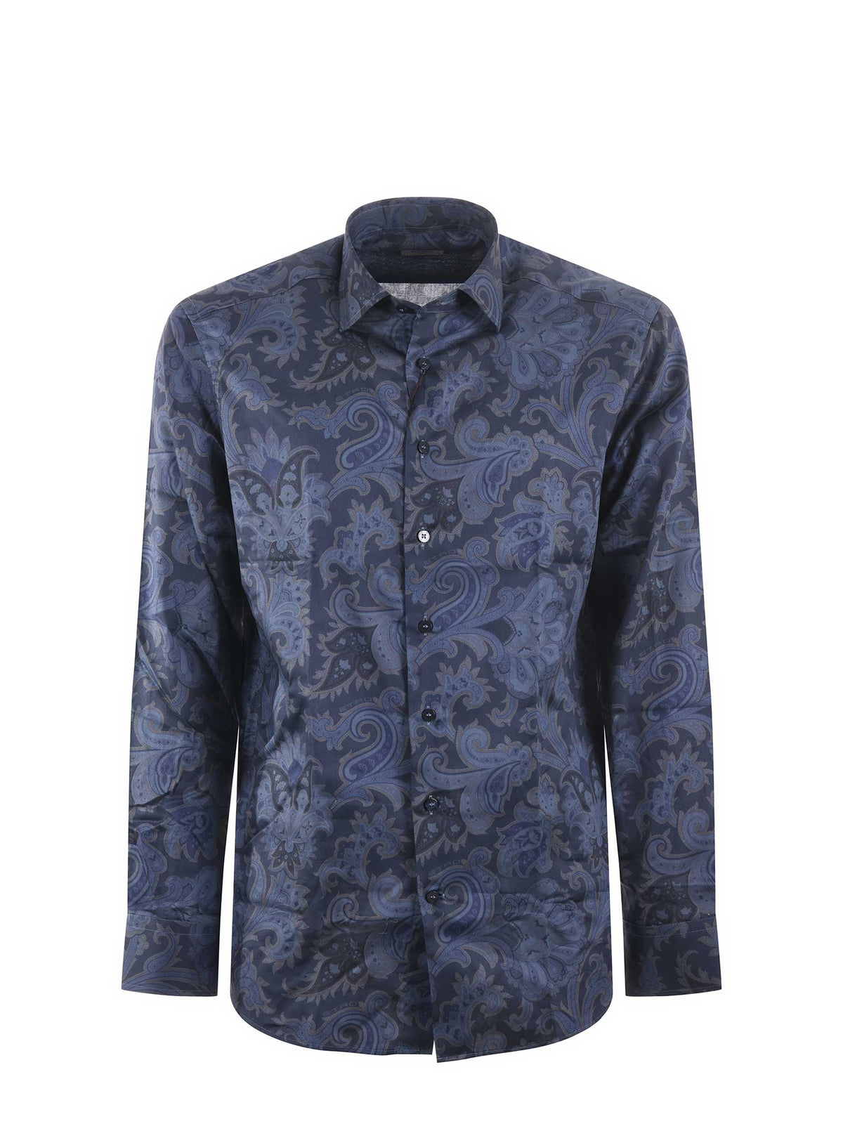 ETRO Shirts MRIB0001 99SA5F2-X0883 Dark blue