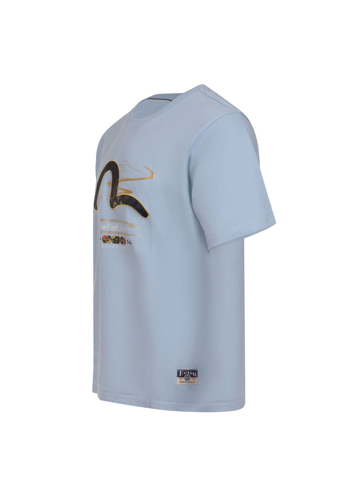 EVISU T-shirt 2ESHTM5TS1101 BLUE Light Blue