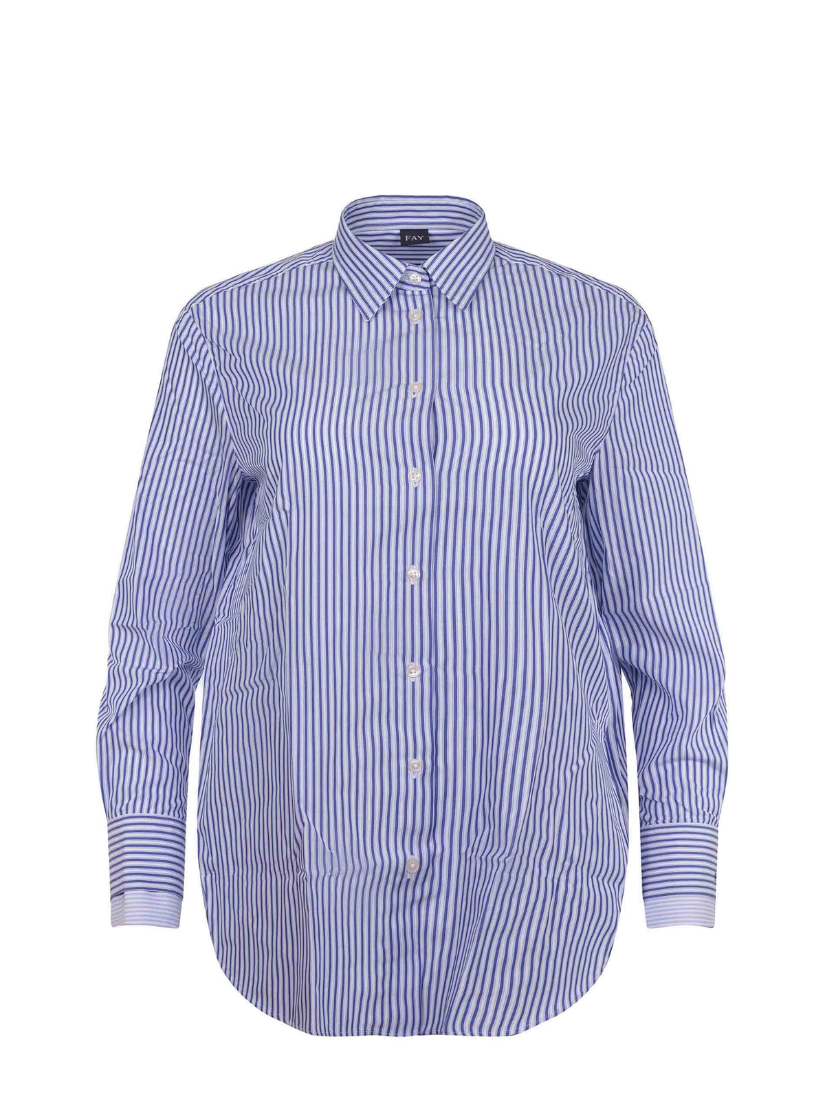 FAY Shirts NCWA1505680 XBIU604 White/blue