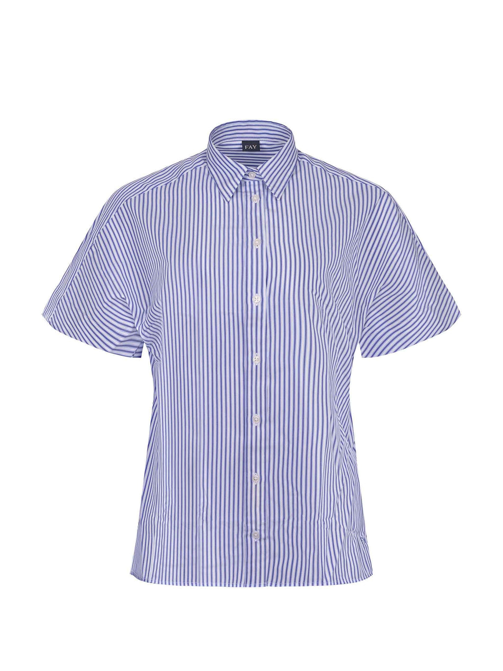 FAY Shirts NCWA2505660 XBIU604 White/blue